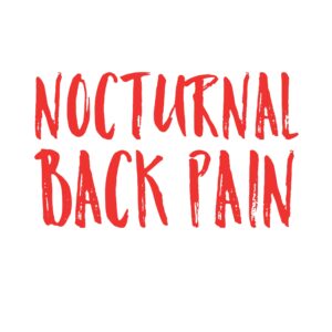 Nocturnal Back Pain